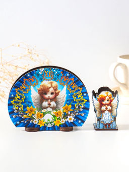 Набор пасхальный салфетница и подставка под зубочистки Ангел