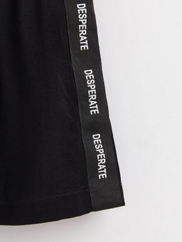 CONTE LS 1596 Шорты с боковыми карманами из фактурной вискозы Desperate black black