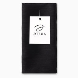 Набор салфеток «Этель» Black, 40×40 см - 2 шт., 100% лён