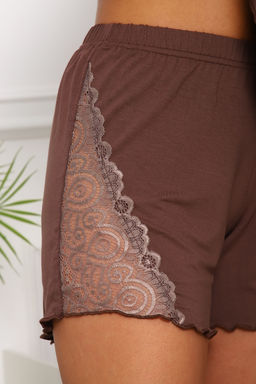 Пижама 375701 с шортами и топом домашняя с кружевами