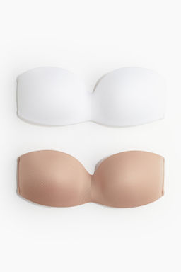 Pack de 2 sujetadores bandeau de microfibra - H&m фото 7