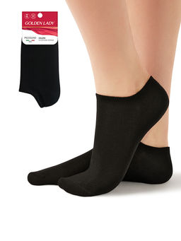 GLD PICCOLINO носки жен. супер-укороченные - nero