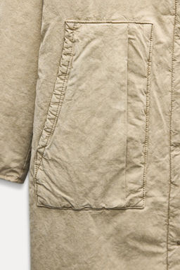 ZW COLLECTION FADED COTTON BLEND JACKET - Zara фото 12