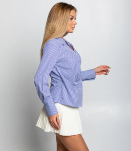 Блуза #КТ2698, синий