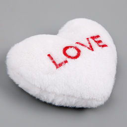 Мягкий магнит Любовь в виде сердца, 9 см, цвет белый - Simaland фото 3