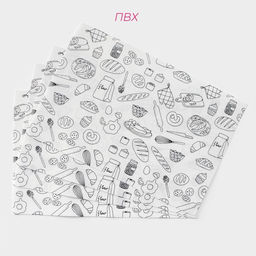 Салфетки сервировочные на стол Доляна Kitchen, 4 шт., 45×30 см, белые