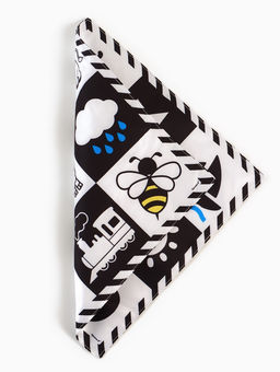 Платочек-шуршалка, игрушка по методике Г. Домана, 27×27 см