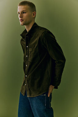 Camisa de pana Regular Fit - H&m фото 3