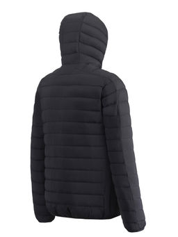 Куртка мужская стёганая с капюшоном с графеновой подкладкой черного цвета 9625_1Ch