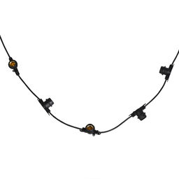 UDL-K111 80/E27/20M IP65 BLACK BELT-LIGHT Гирлянда Белт-Лайт, 20м + 1,5м сетевой шнур. 80 патронов E27, шаг 25см. Чёрная. TM Uniel.