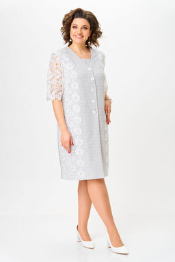 Костюм Svetlana Style 2211 серый лен