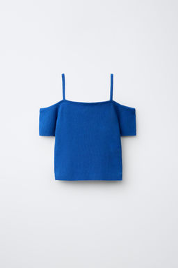 TOP RIB / Azul el?ctrico
