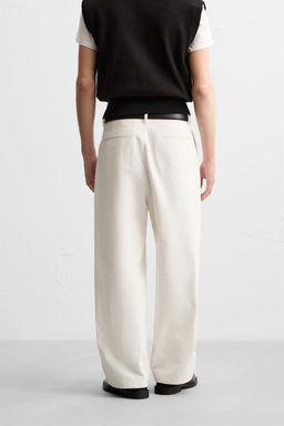 BALLOON-FIT PLEATED TROUSERS - Zara фото 5