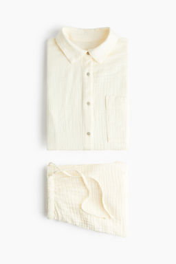 Camisa y pantal?n corto de pijama - H&m фото 17