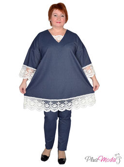 Туника Модель №384 размеры 44-80 - Plusmoda фото 4