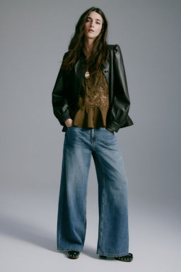 Wide Regular Waist Jeans - H&m фото 6
