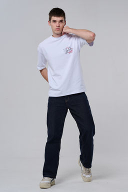 8579 футболка оверсайз мужская