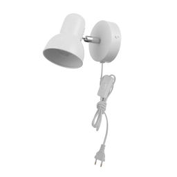 Светильник Бра «Севантос», с проводом, Е27, 40 Вт, белый, 9×9×14 см