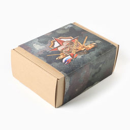 Набор подарочный «Этель. Танк», плед 75×100 см, носки, 2 пары, термостакан