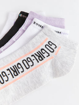 Bask?l? Kad?n Patik ?orap 5li