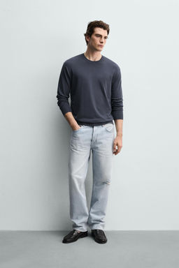 JERSEY REGULAR FIT B?SICO / Azulina