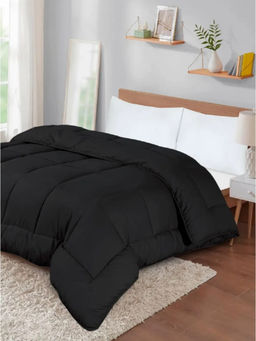 Одеяло всесезонное Relax - Черный однотонный 140х205