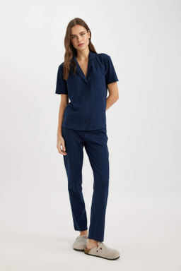 Fall in Love Regular Fit Waffle Casual Pijama Alt? - Defacto фото 2