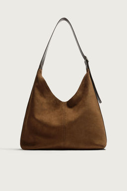 BOLSO SHOPPER LISO / Marr?n Tabaco
