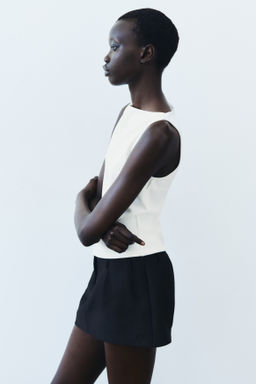 Boat-neck top - H&m фото 4