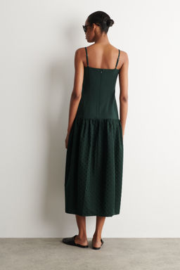 VESTIDO ESCULPIDO CON LUNARES JACQUARD - H&m фото 6