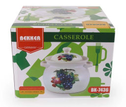 Кастрюля BK-7436 3,8л. - Bekker фото 4