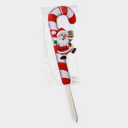 Новогодний топпер декоративный трость Дедушка мороз с подарком, 16,7х67,5 см - Simaland фото 13