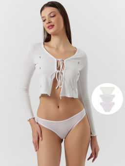 Цена за 2 штуки! ТРУСЫ ЖЕНСКИЕ (3ШТ.)