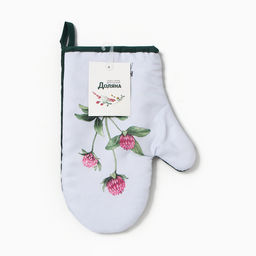 Варежка-прихватка Клевер, 20?27 см,100% п/э