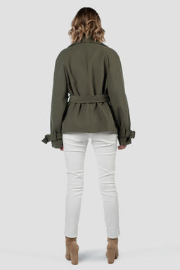 01-12135 Пальто женское демисезонное (пояс) - El podio фото 6