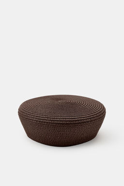 GORRO LISO CASQUETE / Marr?n
