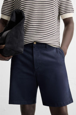 CHINO REGULAR FIT BERMUDA SHORTS - Zara фото 33