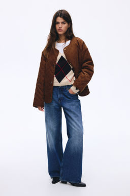 Chaqueta oversize de pana con dise?o guateado - H&m фото 4