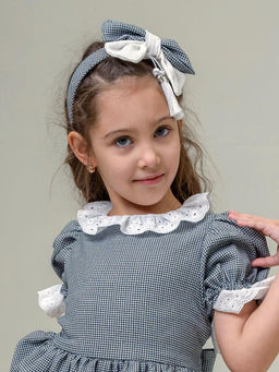 Ободок Забава серый