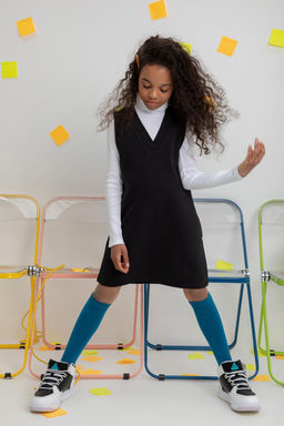 К 5817/черный платье для дев