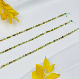 Бусины для украшений из Гроссуляра "зеленый гранат" 39 см