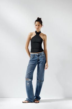 POLYAMIDE HALTER TOP - Zara фото 45
