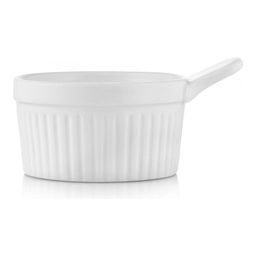 Горшочек для запекания с ручкой Walmer Classic, 0.1 л, цвет белый  фото 2