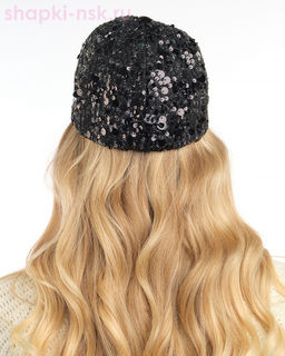 Шанелька пайетка МА мини Бейсболка (56-58)