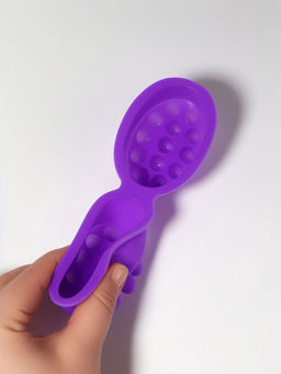 Форма для льда, для массажа головы, 2 шт., 8.3×6×3.7 см, силиконовая, сиреневая