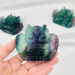 Статуэтка Сова из Флюорита