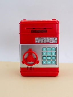 Копилка-сейф электронная "Money box", red (18x13 см)