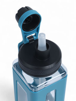 Спортивная бутылка для воды «Гава», 700 мл, 24×7 см, синяя