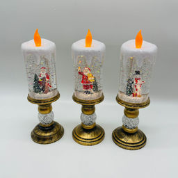 Новогодний декор Ночник - Свеча 26 см (арт. YY-03/04/05) в ассортименте