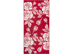 Полотенце махровое 6с102.411ж1 Розы и бутоны(бордо) 67х150см